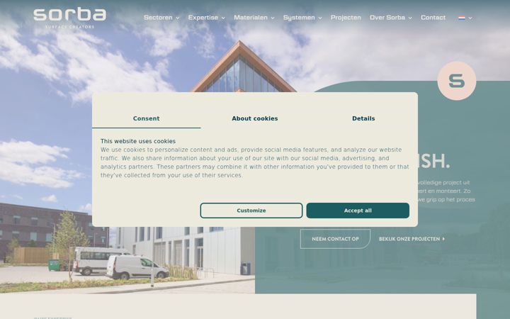 Screenshot ta' sorba.com