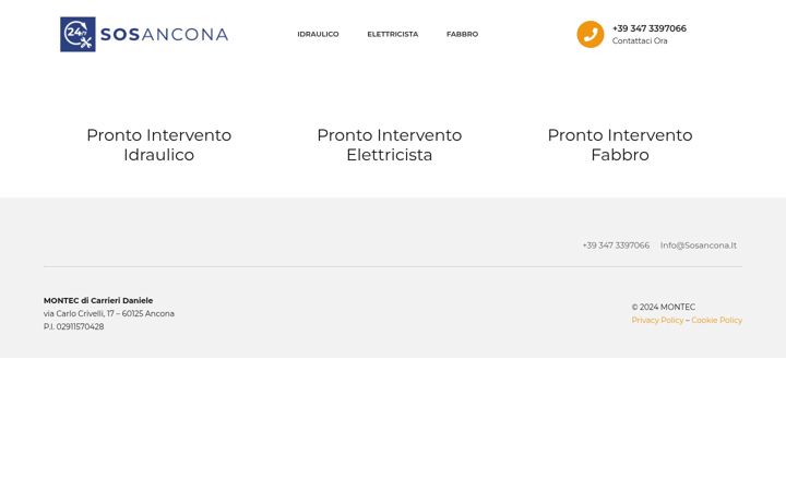 Screenshot of sosancona.it