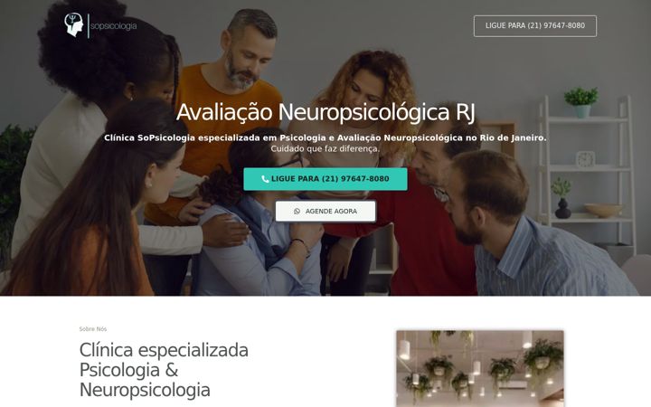 Screenshot of sospsicologia.com.br
