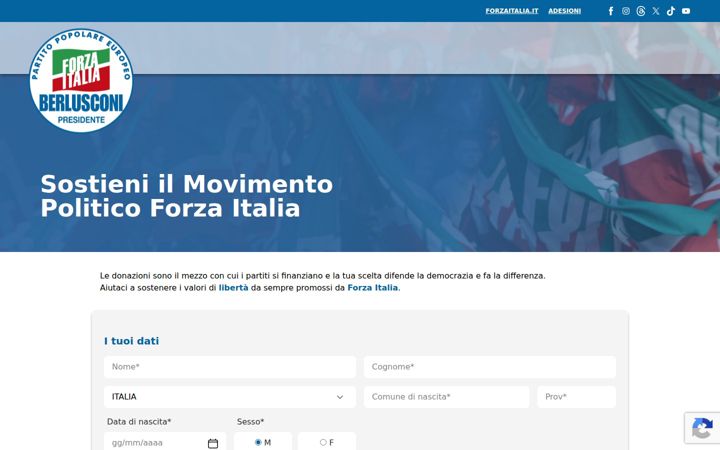 sostieniforzaitalia.it