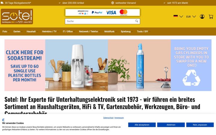 Screenshot of sotel.de