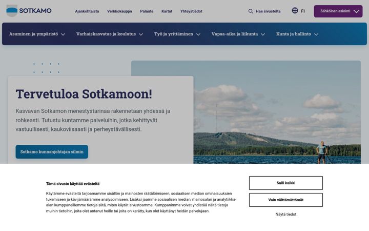 Screenshot stránky sotkamo.fi