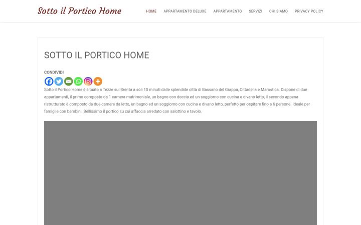 Screenshot of sottoilportico.com