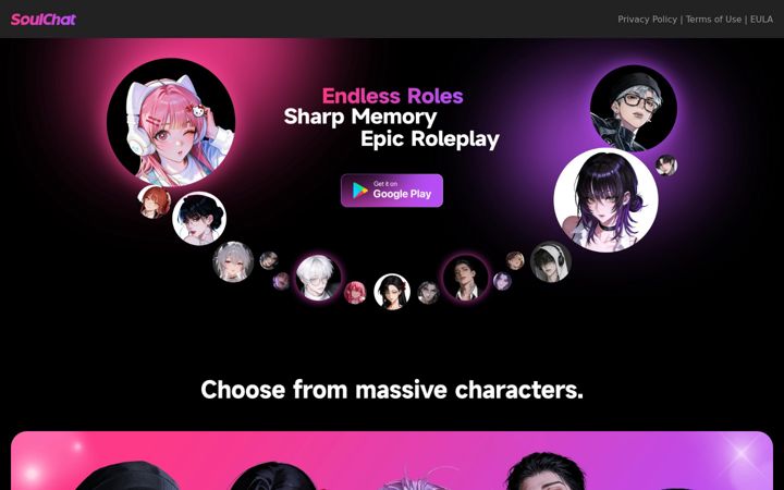 Screenshot of soulchat.tech