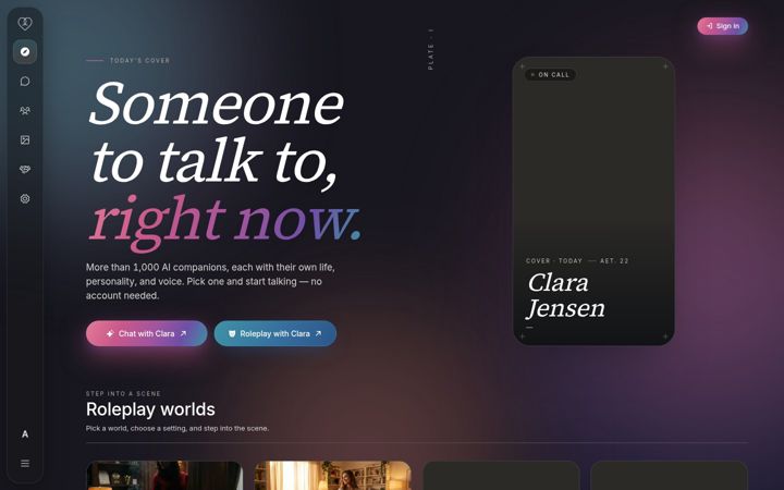 Screenshot of soulmate.io