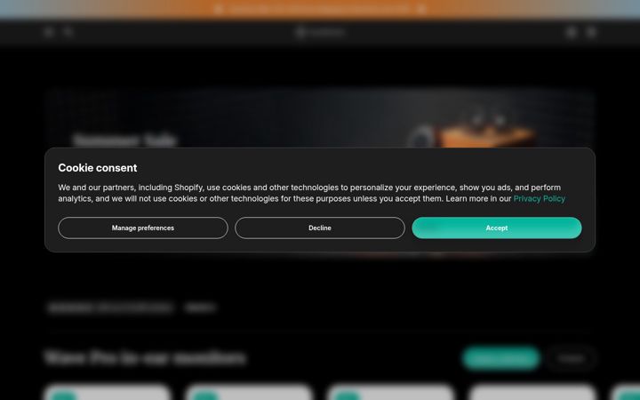Screenshot of soundbrenner.com