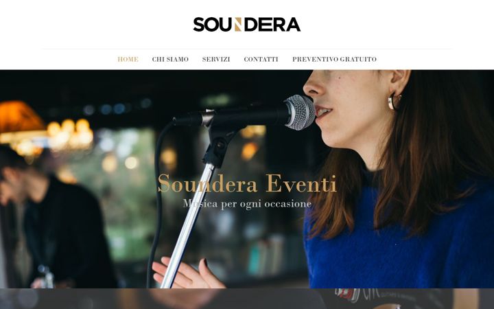 Screenshot of soundera.it
