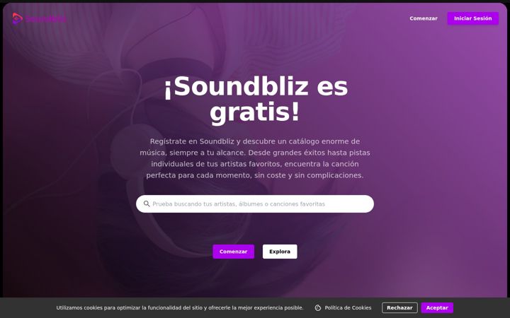 Screenshot of soundfly.es