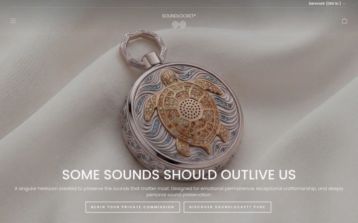Skjámynd af soundlocket.com