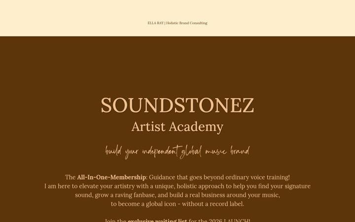 Screenshot of soundstonez.com