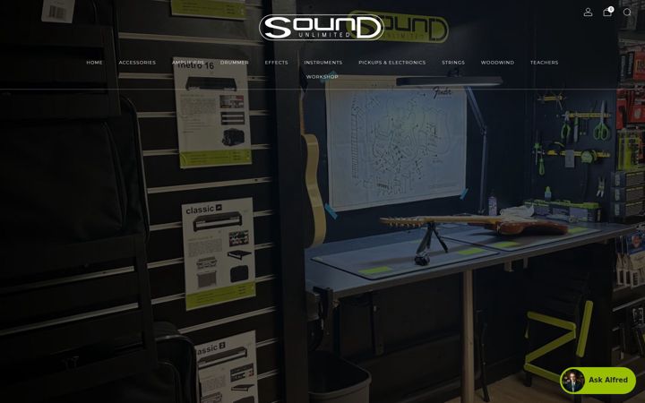 Screenshot of soundunlimited.co.uk
