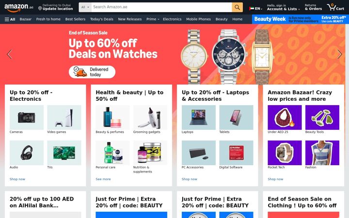 Screenshot of souq.com