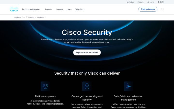 Screenshot von sourcefire.com