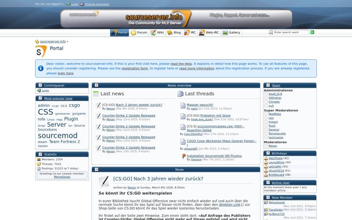 Screenshot of sourceserver.info