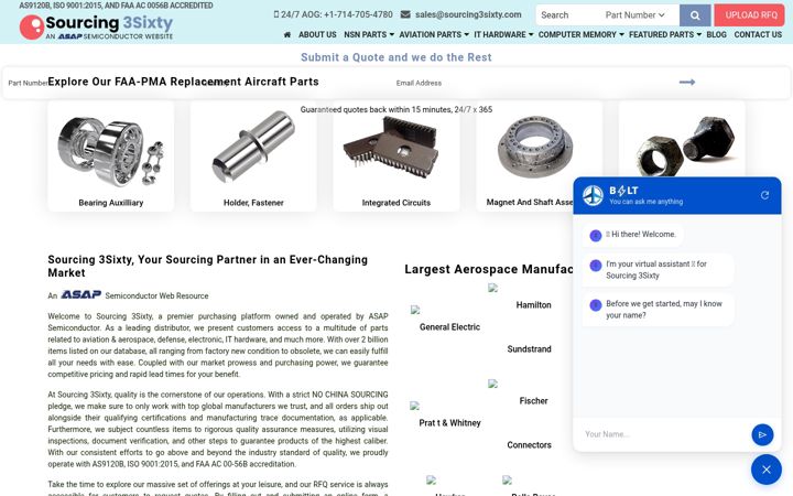 Screenshot of sourcing3sixty.com