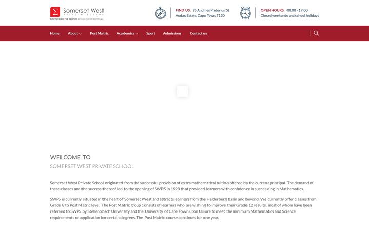 Screenshot of southafricaprivateschool.co.za