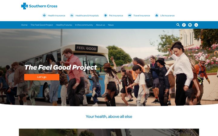 Képernyőkép: southerncross.co.nz