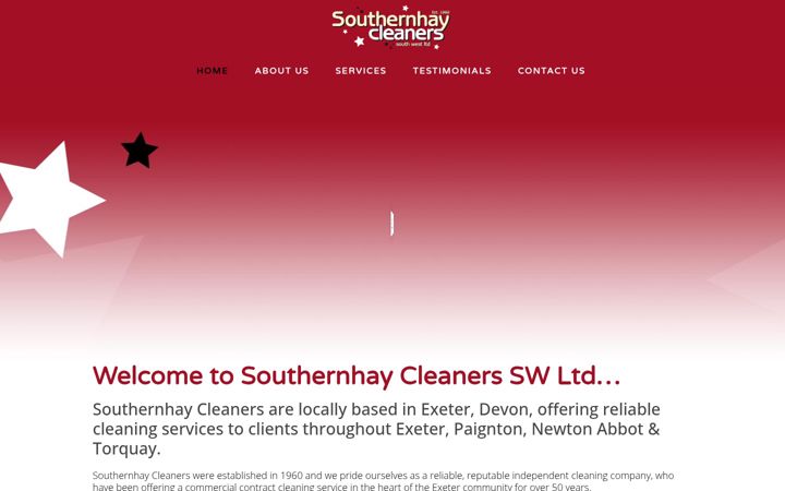 Captura de ecrã de southernhaycleaners.co.uk