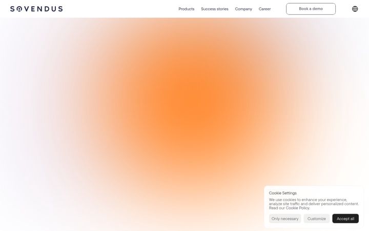 Screenshot of sovendus-connect.com
