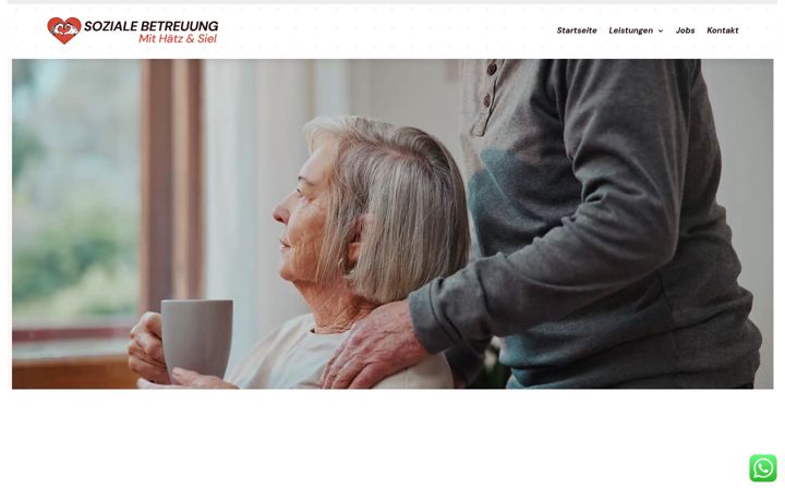 Screenshot of sozialbetreuung-haetzundsiel.de