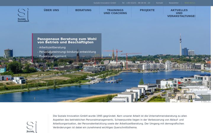 Zrzut ekranu soziale-innovation.de