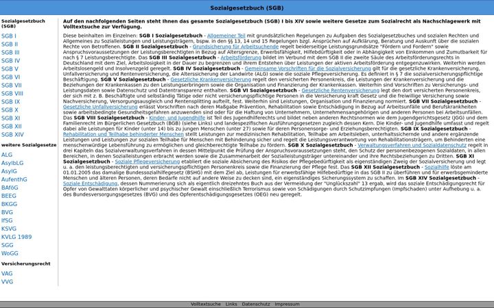 Screenshot stránky sozialgesetzbuch-sgb.de