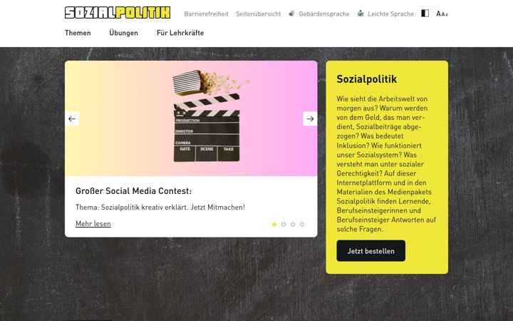 Capture d'écran de sozialpolitik.com