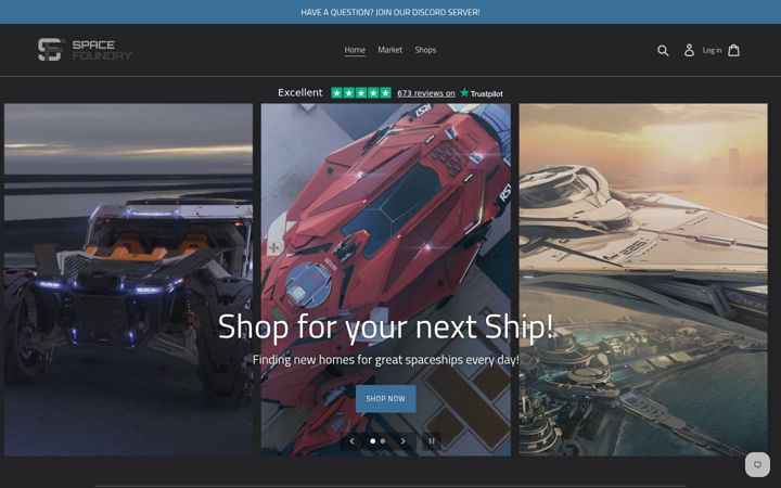 Zrzut ekranu space-foundry.com