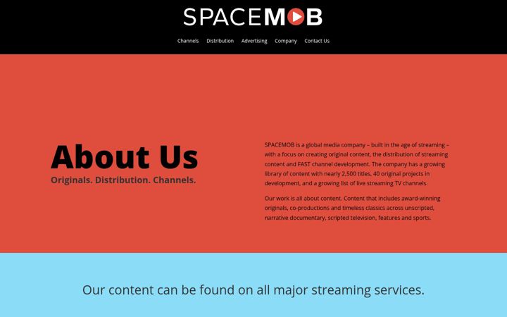 Screenshot von space-mob.com