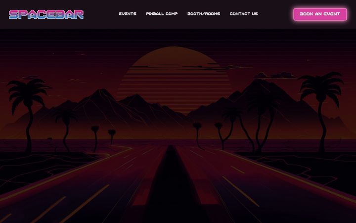 Screenshot of spacebararcade.co.uk