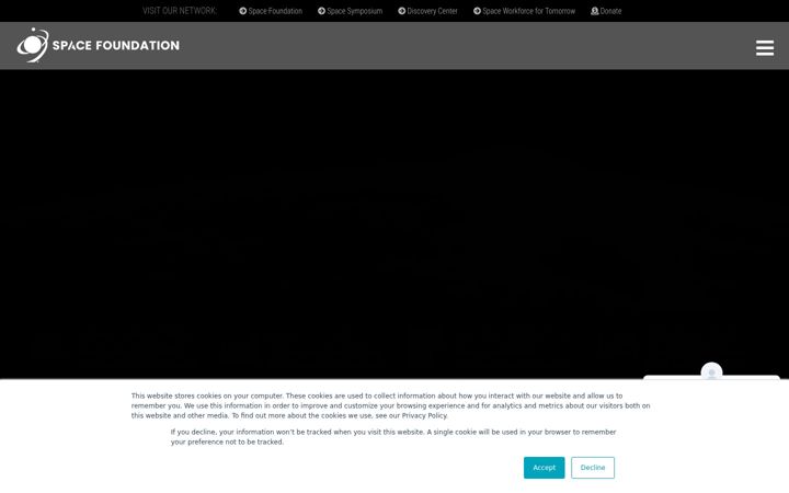 Screenshot of spacefoundation.org