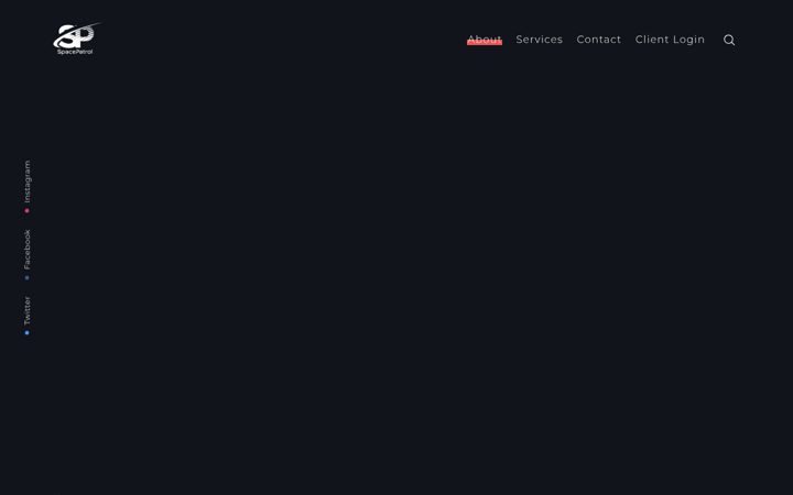 Screenshot of spacepatrol.co.uk