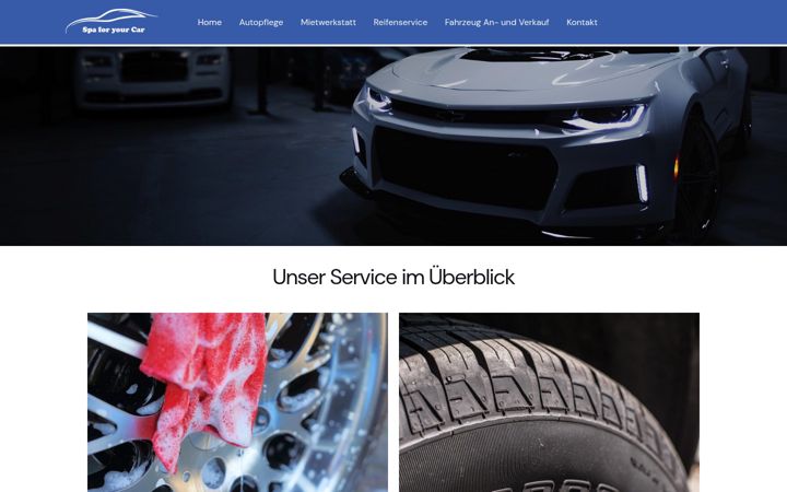 Captura de pantalla de spaforyourcar.de