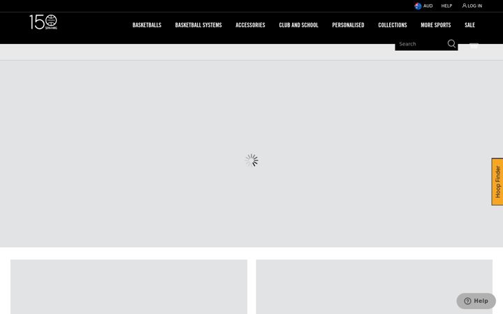 Screenshot of spalding.com.au