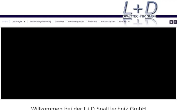 Screenshot of spalttechnik.de
