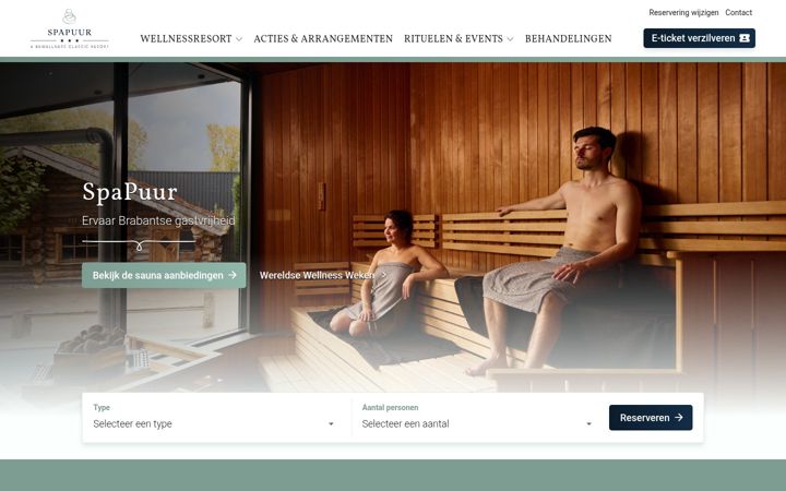 Screenshot of spapuur.nl