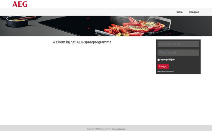 Screenshot di sparenmetaeg.nl