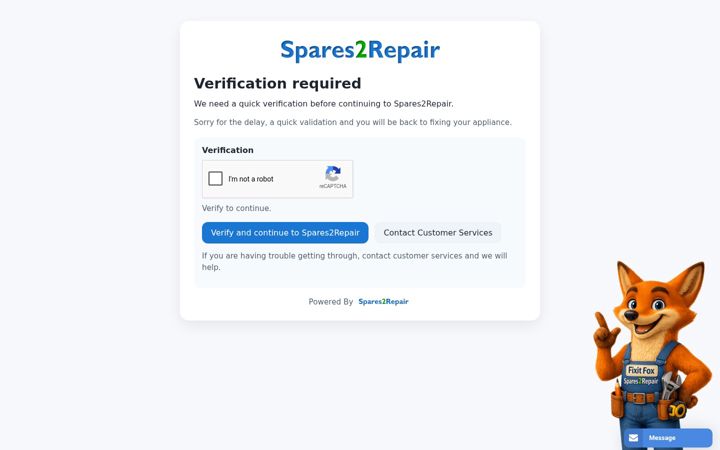 Screenshot of spares2repair.co.uk