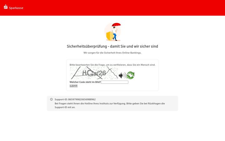 Screenshot of sparkasse-bremen.de