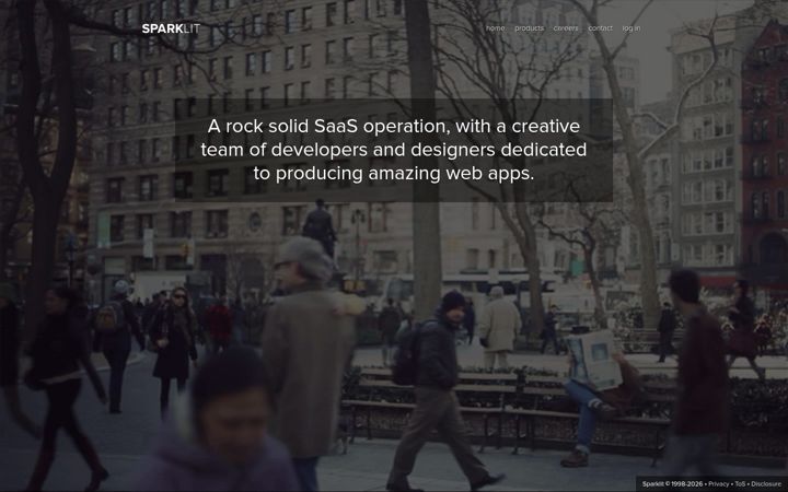 Screenshot di sparklit.com