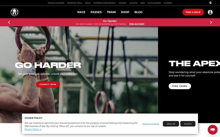 Screenshot του spartan.com