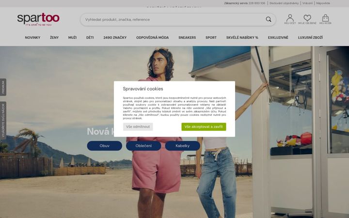 Screenshot of spartoo.cz