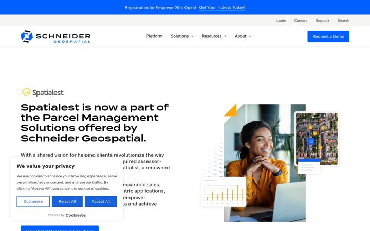 Screenshot of spatialest.com