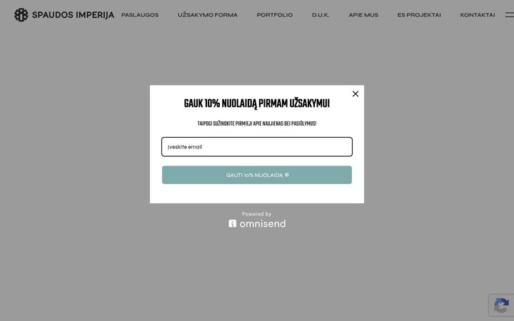 Screenshot of spaudosimperija.lt