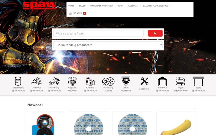 Képernyőkép: spaw.sklep.pl