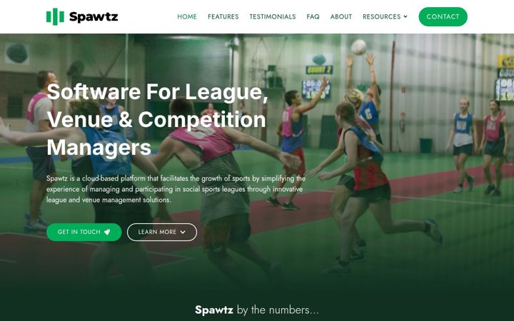 Screenshot of spawtz.com