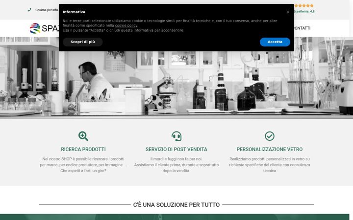 Screenshot of spaziani.com