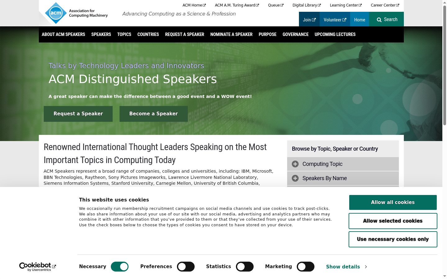 Screenshot tal-banner tal-kunsens muri qabel kwalunkwe interazzjoni