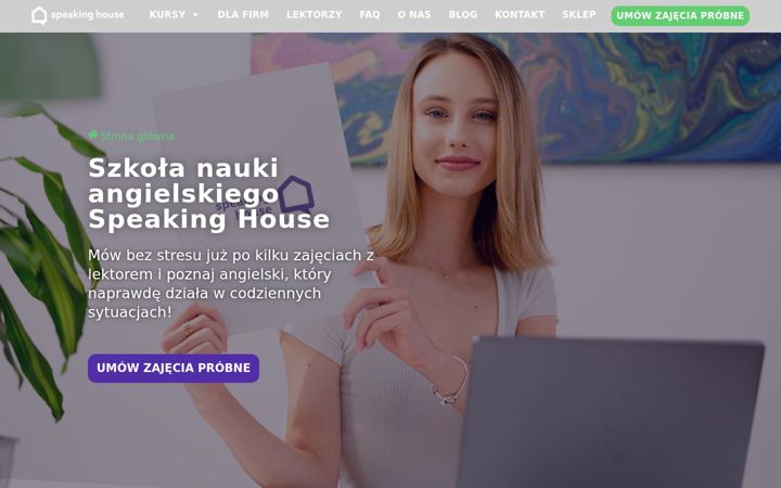 Screenshot di speakinghouse.pl