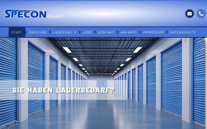 Ekrano kopija specongmbh.de